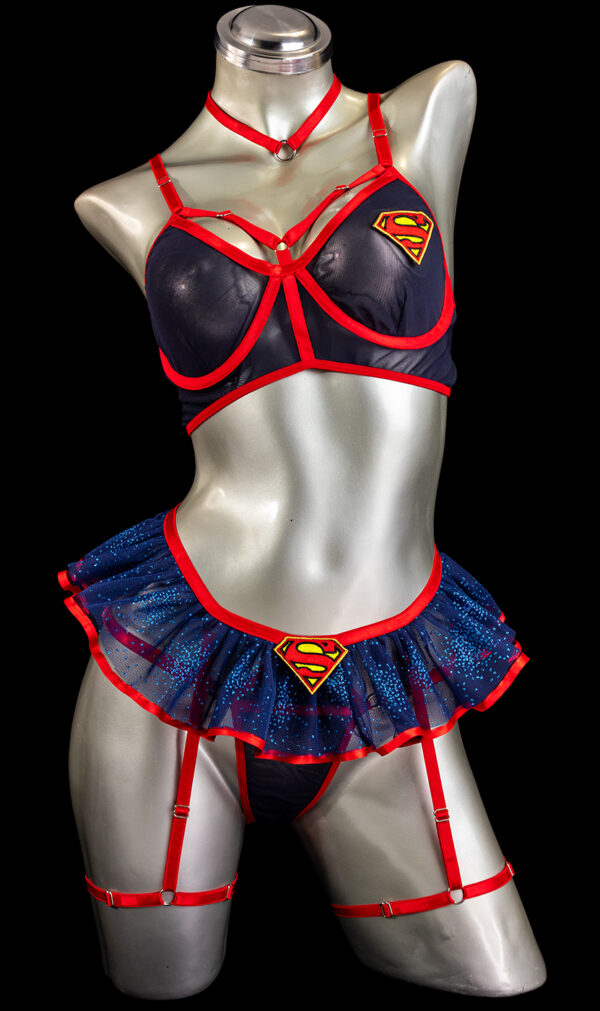 Falda liguero supergirl