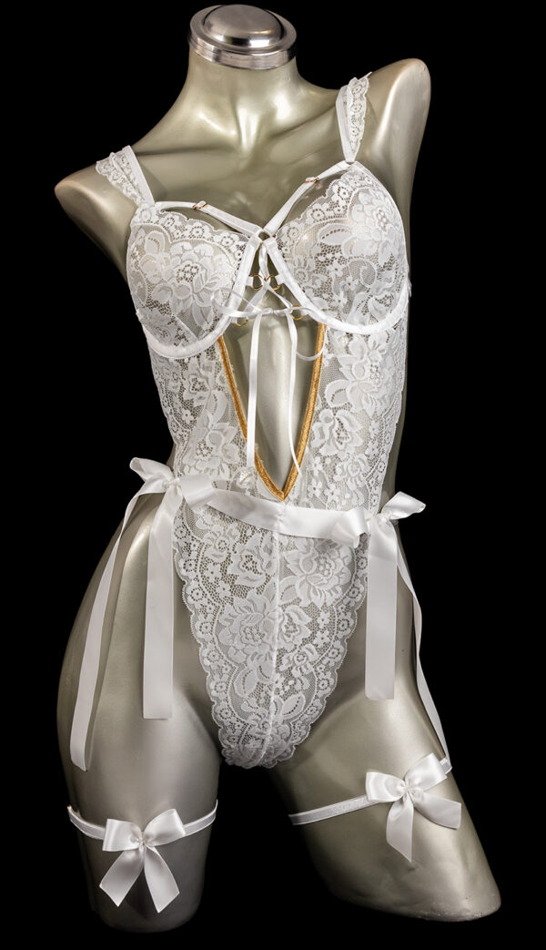 Body blanco cintas